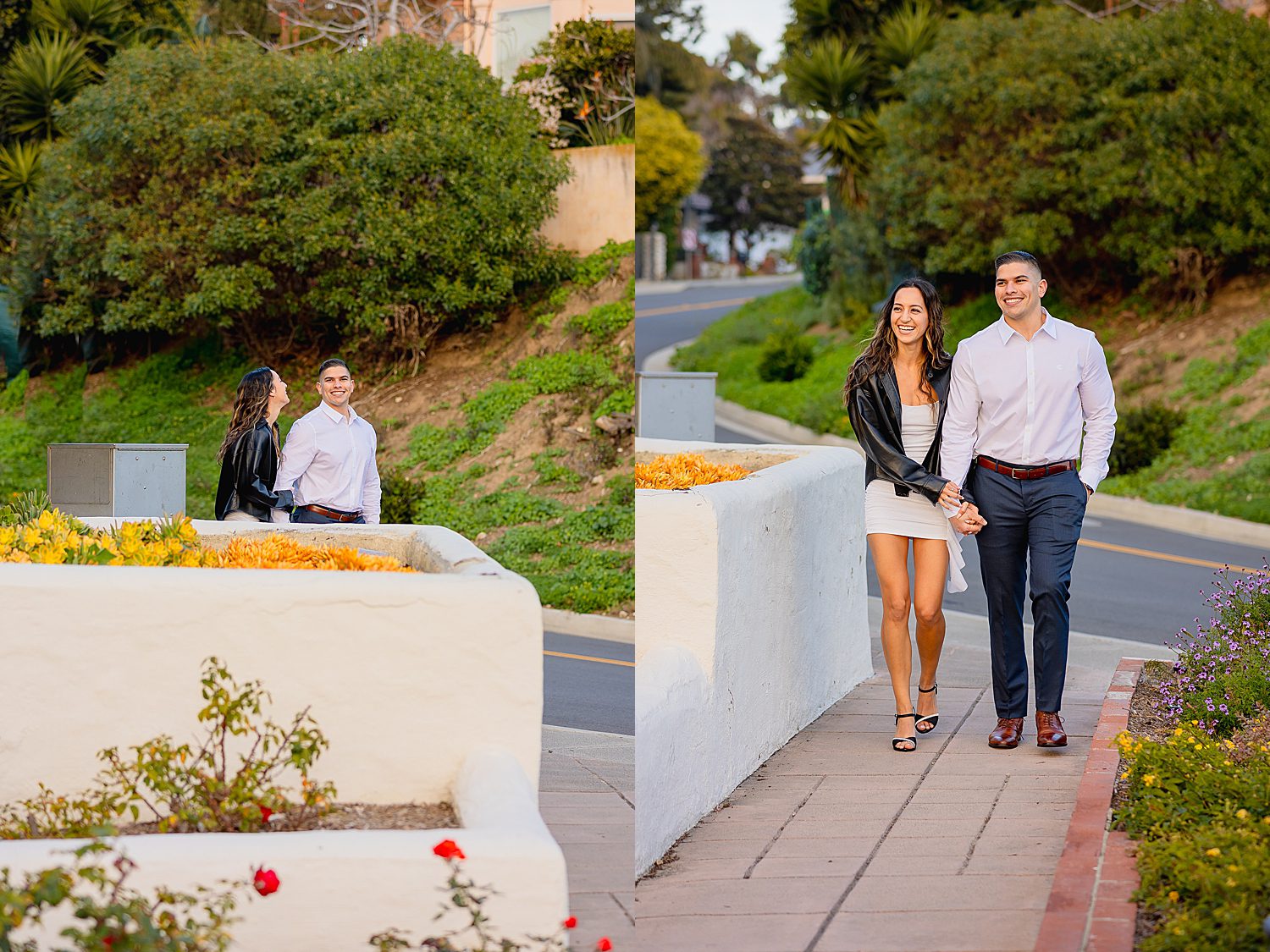 woman walks up to her elaborate proposal by Desiree Ashley Photography