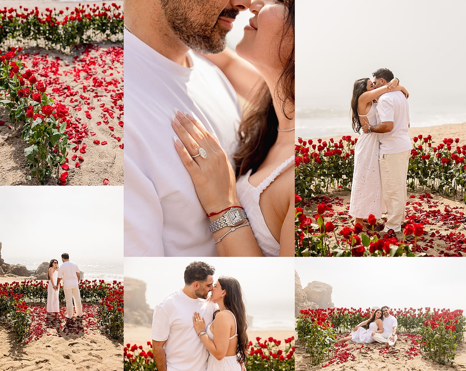 couple embrace after getting engaged by Desiree Ashley Photography